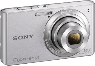 Компактный фотоаппарат Sony Cyber-shot DSC-W610 Silver - общий вид