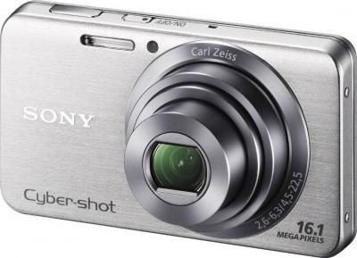 Компактный фотоаппарат Sony Cyber-shot DSC-W630 Silver - общий вид