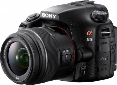 Зеркальный фотоаппарат Sony SLT-A65VK - вид сбоку