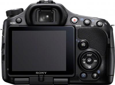 Зеркальный фотоаппарат Sony SLT-A65VK - вид сзади