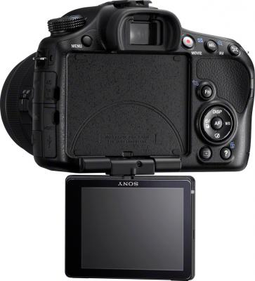 Зеркальный фотоаппарат Sony SLT-A65VK - вид сзади