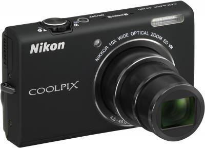 Компактный фотоаппарат Nikon Coolpix S6200 Black - общий вид