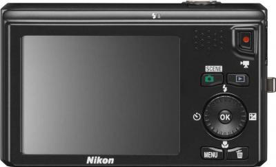 Компактный фотоаппарат Nikon Coolpix S6300 (Black) - вид сзади