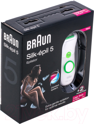 Эпилятор Braun 5580 Silk-epil 5 Legs, body & face