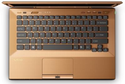 Ноутбук Sony VAIO VPCSA3Z9R/T - сверху