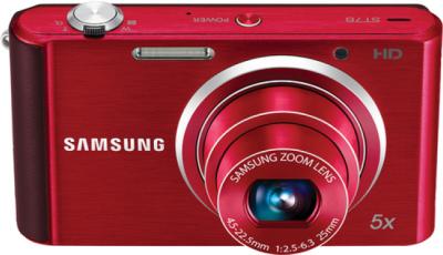Компактный фотоаппарат Samsung ST76 (EC-ST76ZZBPRRU) Red - общий вид
