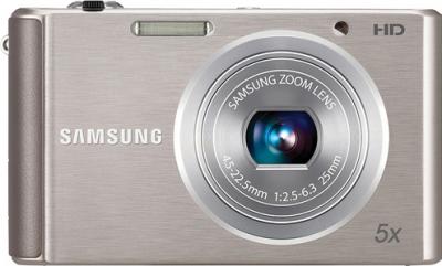 Компактный фотоаппарат Samsung ST76 (EC-ST76ZZBPSRU) Silver - вид спереди