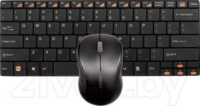 Клавиатура+мышь Rapoo 9020 (черный) - общий вид клавиатуры и мышки