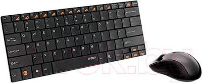 Клавиатура+мышь Rapoo 9020 (черный) - общий вид клавиатуры и мышки
