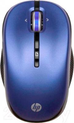Мышь HP LX731AA (синий) - общий вид