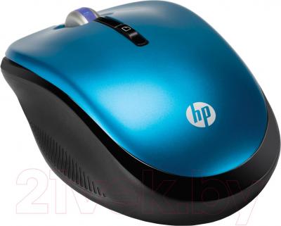 Мышь HP XP358AA (сине-черный) - вид сбоку