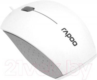 Мышь Rapoo N3500 (белый) - общий вид