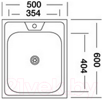 Мойка кухонная Kromevye EC 208 D