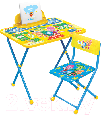 Комплект мебели с детским столом Ника Ф1А Фиксики (азбука)