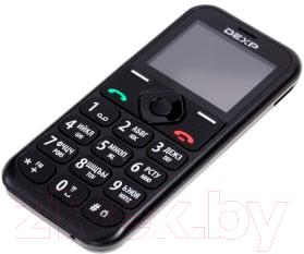 Мобильный телефон DEXP Larus Senior (черный)