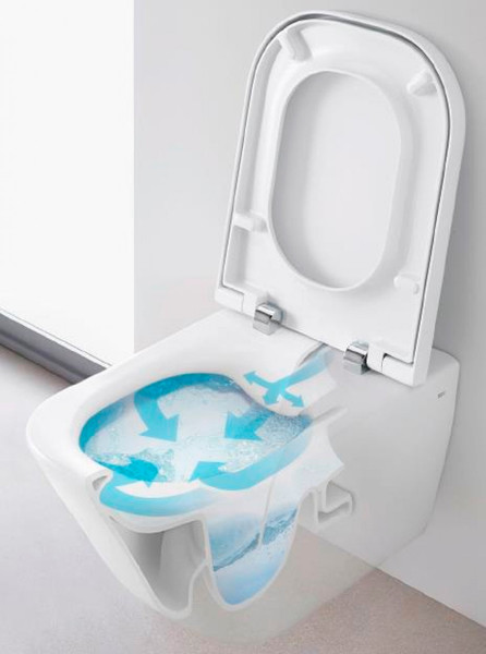 Унитаз подвесной Roca The Gap Rimless 734647L000