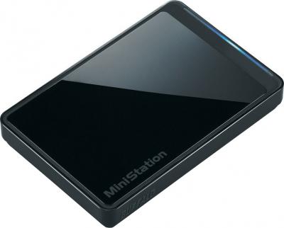 Внешний жесткий диск Buffalo MiniStation HD-PCU2 500GB Black (HD-PC500U2B) - общий вид