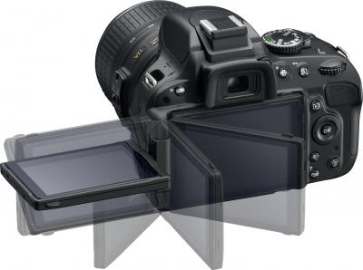 Зеркальный фотоаппарат Nikon D5100 Kit 18-55mm VR - поворотный экран