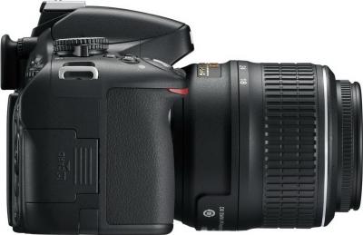 Зеркальный фотоаппарат Nikon D5100 Kit 18-55mm VR - вид сбоку