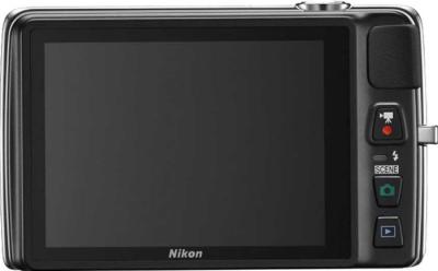 Компактный фотоаппарат Nikon Coolpix S4300 Silver - вид сзади