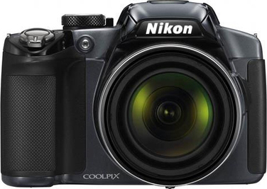 Компактный фотоаппарат Nikon Coolpix P510 Silver - вид спереди