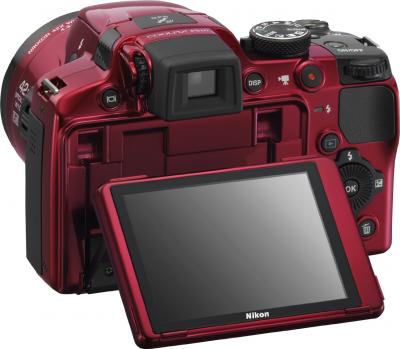 Компактный фотоаппарат Nikon COOLPIX P510 Red - общий вид