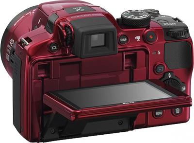 Компактный фотоаппарат Nikon COOLPIX P510 Red - поворотный экран