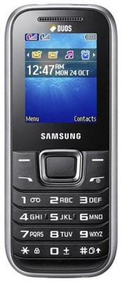 Мобильный телефон Samsung E1232 Black (GT-E1232 BKDSER) - вид спереди