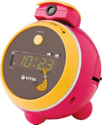 Радиочасы Vitek VT-3510  (Pink) - общий вид