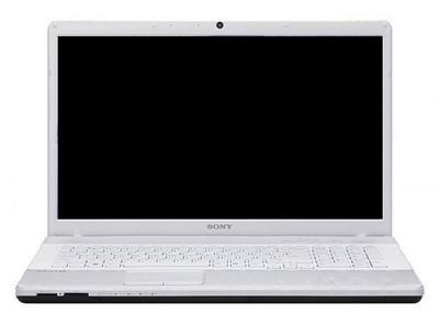 Ноутбук Sony VAIO VPCEH3M1R/W - спереди