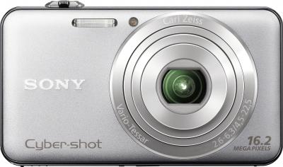 Компактный фотоаппарат Sony Cyber-shot DSC-WX50 Silver - вид спереди