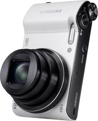 Компактный фотоаппарат Samsung WB150F White (EC-WB150FBPWRU) - общий вид