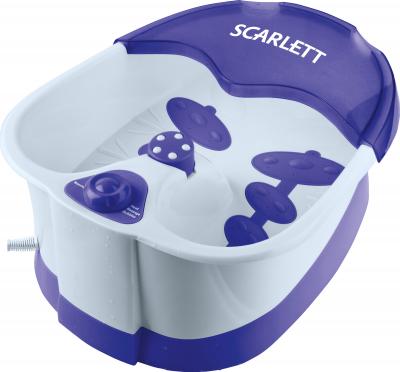 Гидромассажная ванночка Scarlett SC-208 White-Violet - общий вид