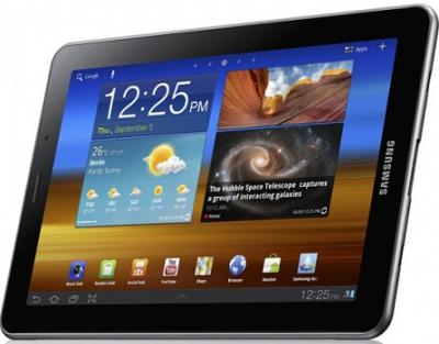 Планшет Samsung Galaxy Tab 7.0 Plus 16GB Metallic Gray (GT-P6210) - спереди