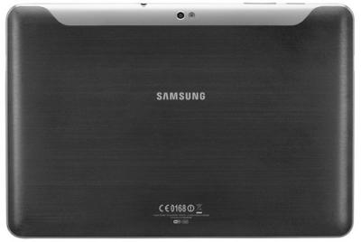 Планшет Samsung Galaxy Tab 8.9 16GB Soft Black (GT-P7310) - Вид сзади