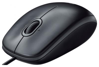 Мышь Logitech B110 Optical Mouse USB (910-001246) - общий вид