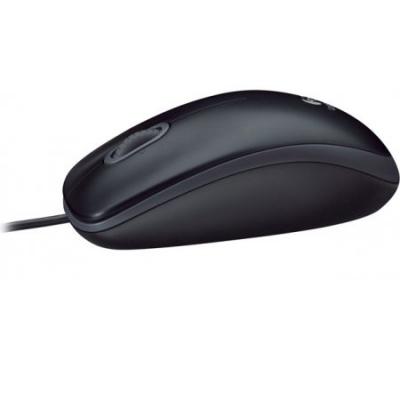Мышь Logitech B110 Optical Mouse USB (910-001246) - вид сбоку
