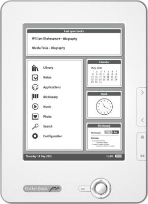 Электронная книга PocketBook Pro 612 White - общий вид