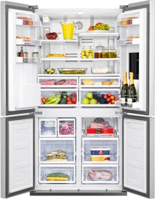 Холодильник с морозильником Beko GNE134620X - общий вид