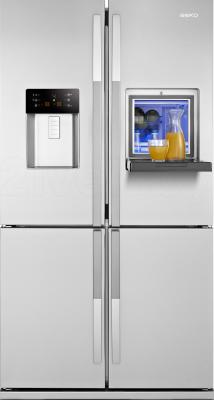 Холодильник с морозильником Beko GNE134620X - общий вид