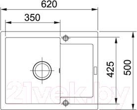 Мойка кухонная Franke Maris MRG 611C (114.0198.369)