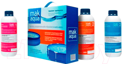 Набор комплексных средств для бассейна МАК Aqua 10013