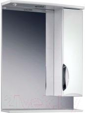 Шкаф с зеркалом для ванной Belux Сонет-Сити В60Ш (правый)