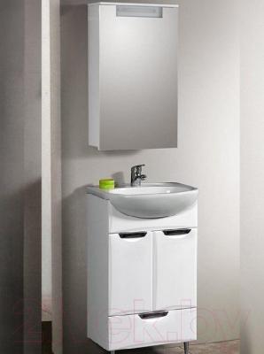 Шкаф с зеркалом для ванной Belux Сонет-Сити ВШ50 (левый)