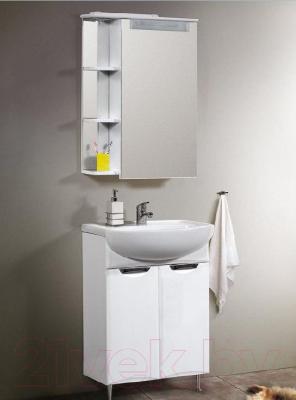 Шкаф с зеркалом для ванной Belux Сонет-Сити ВШ61