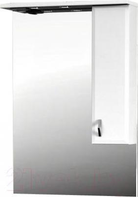 Шкаф с зеркалом для ванной Belux Аквалина В60Ш (правый)
