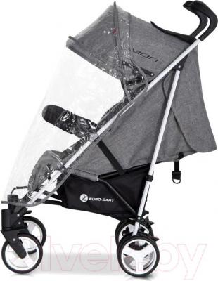Детская прогулочная коляска Euro-Cart Mori (малахит) - дождевик
