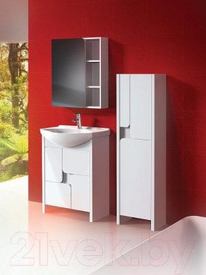 Шкаф с зеркалом для ванной Belux Сена ВШ65