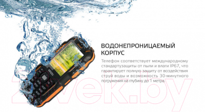 Мобильный телефон Ginzzu R6 Dual (оранжево-черный)