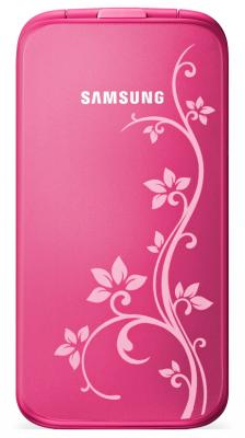 Мобильный телефон Samsung C3520 Pink with Pattern (GT-C3520 OIFSER) - вид спереди